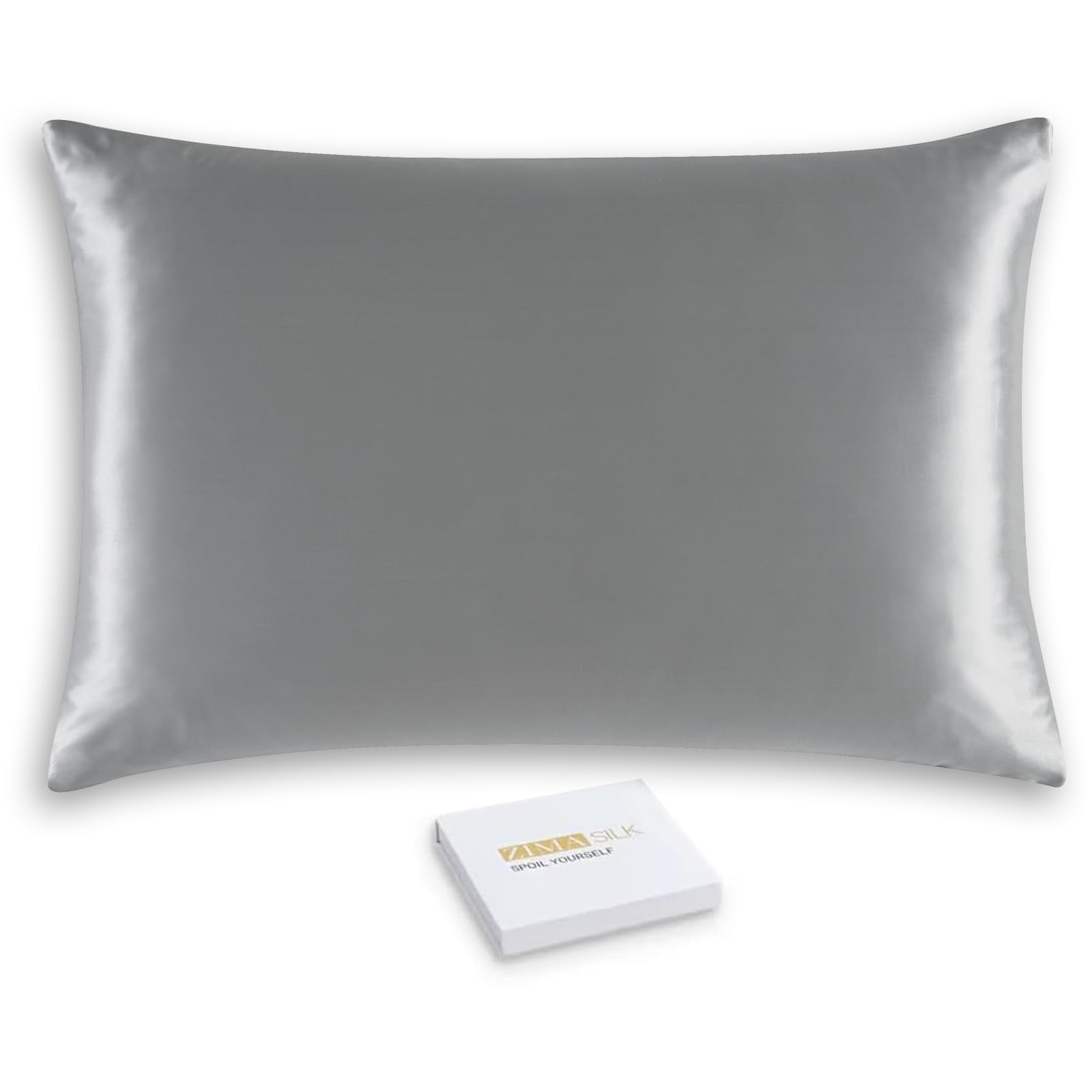 Amazon｜ZIMASILK 100％豪華な25匁クワシルク枕カバー、美肌、美髪と